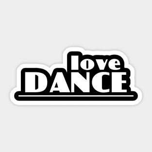 Love Dance White by PK.digart Sticker